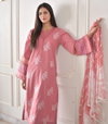 LG 1951 Roman Silk With Embroidery Work On Front Side Kurti With Bottom Dupatta Suppliers In India